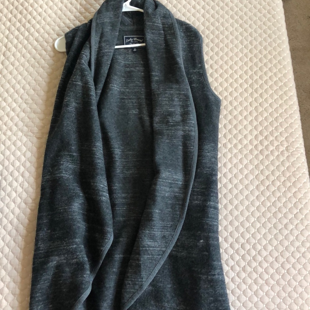 Lucky Brand Sleeveless Cardigan